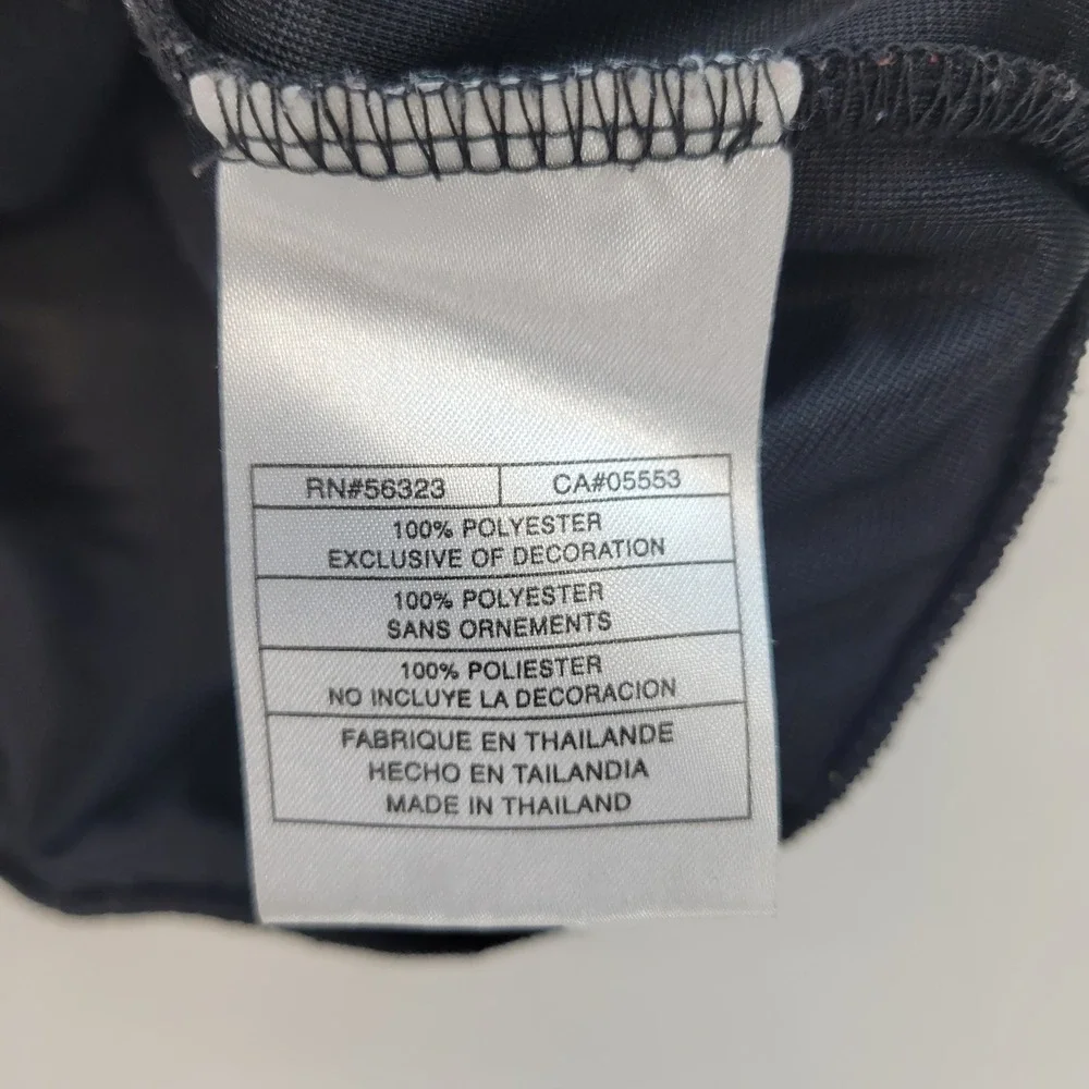 Nike Track Jacket Mens XL Black White Stripe Full‎ Zip Mesh Athletic 128327-011